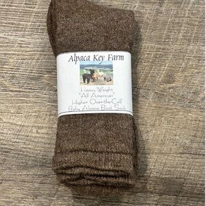Alpaca Survival Socks Thick Wool Fleece Boot women men Hunting Size XL